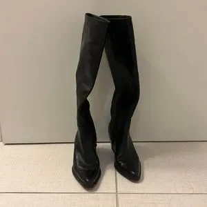 Vince Hurley Tall Leather Boots - Main Image